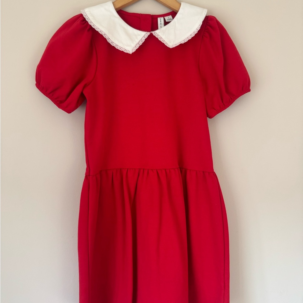 Janie and Jack classic red collared dress